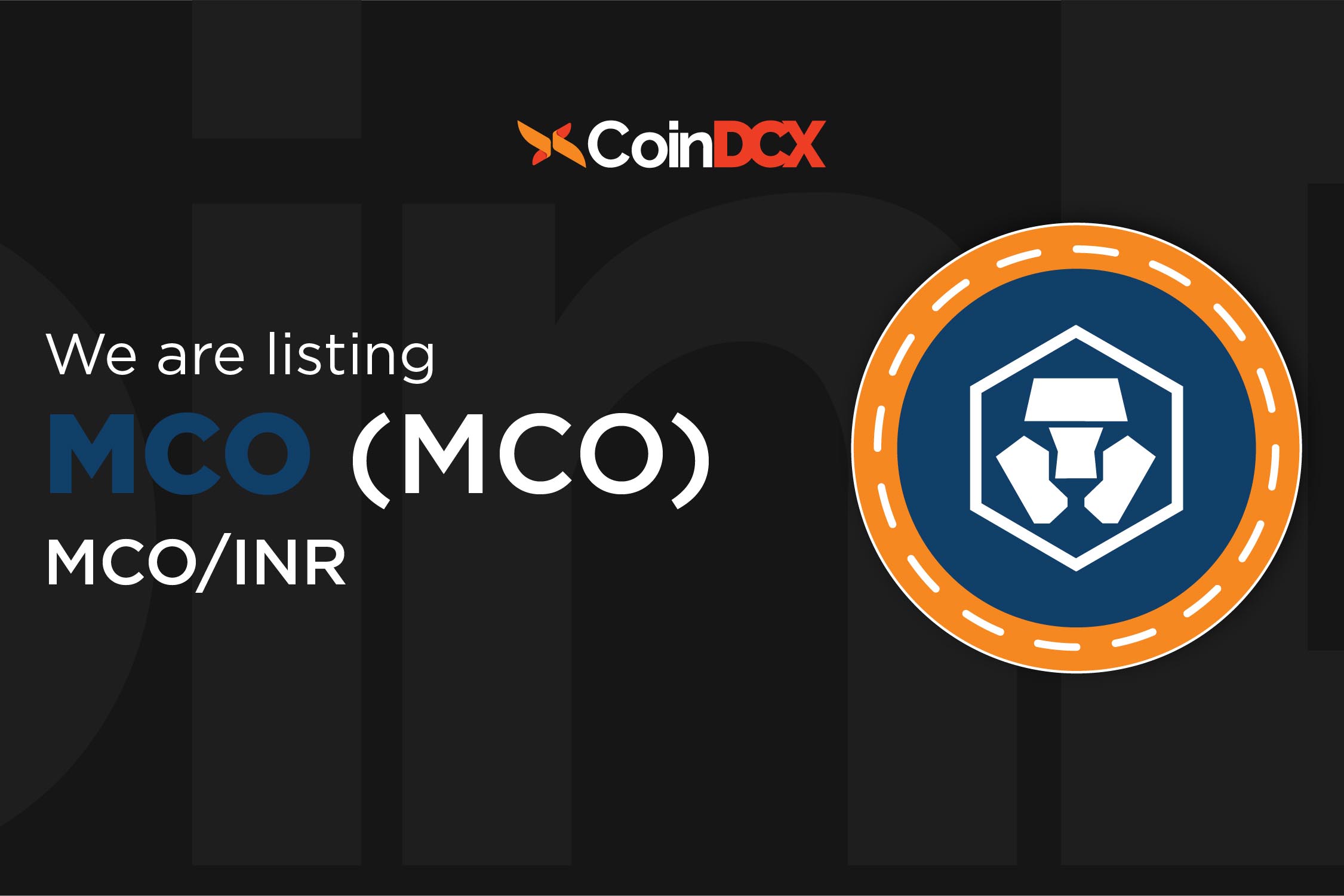 MCO Token listing