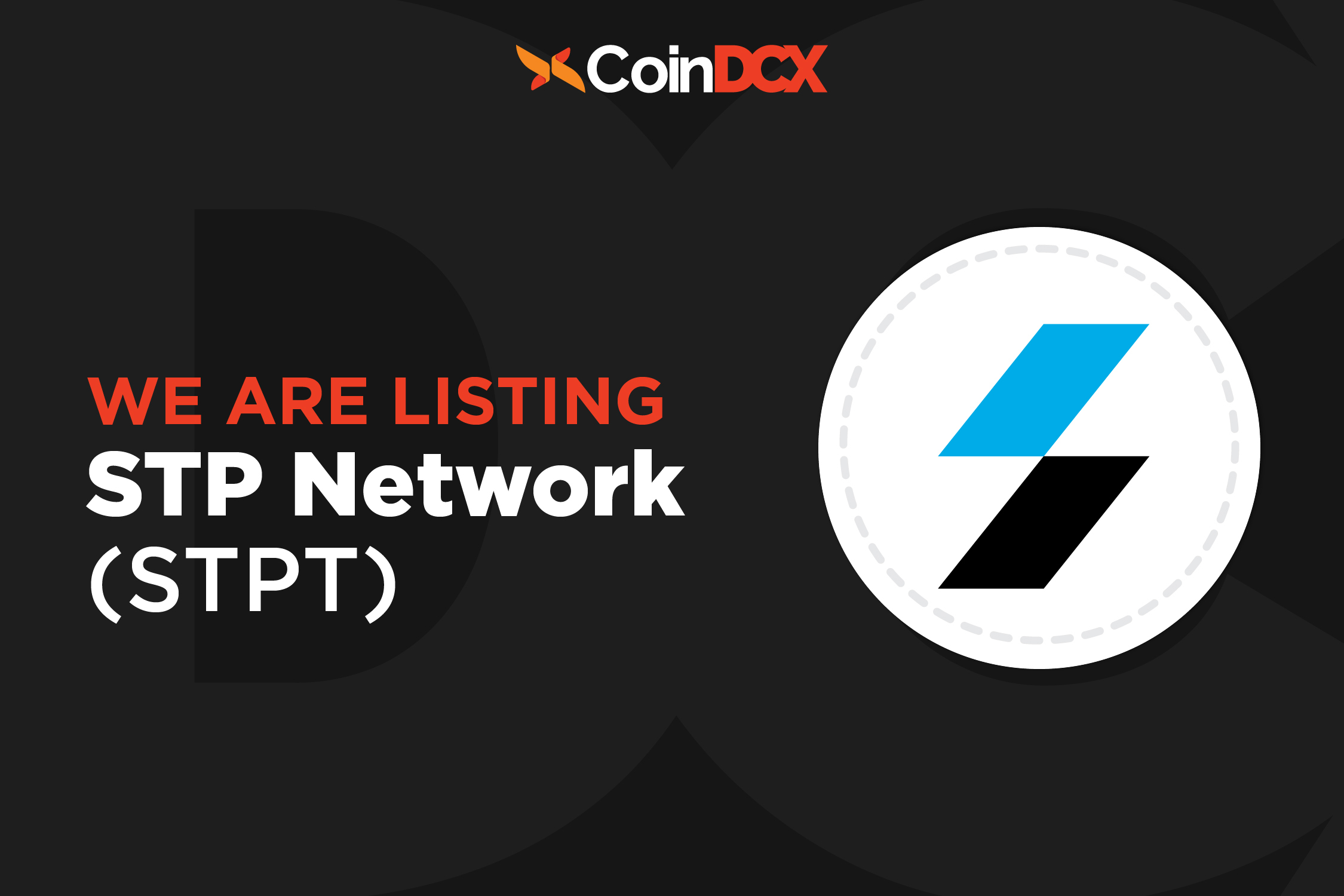 CoinDCX Lists STP Network (STPT)