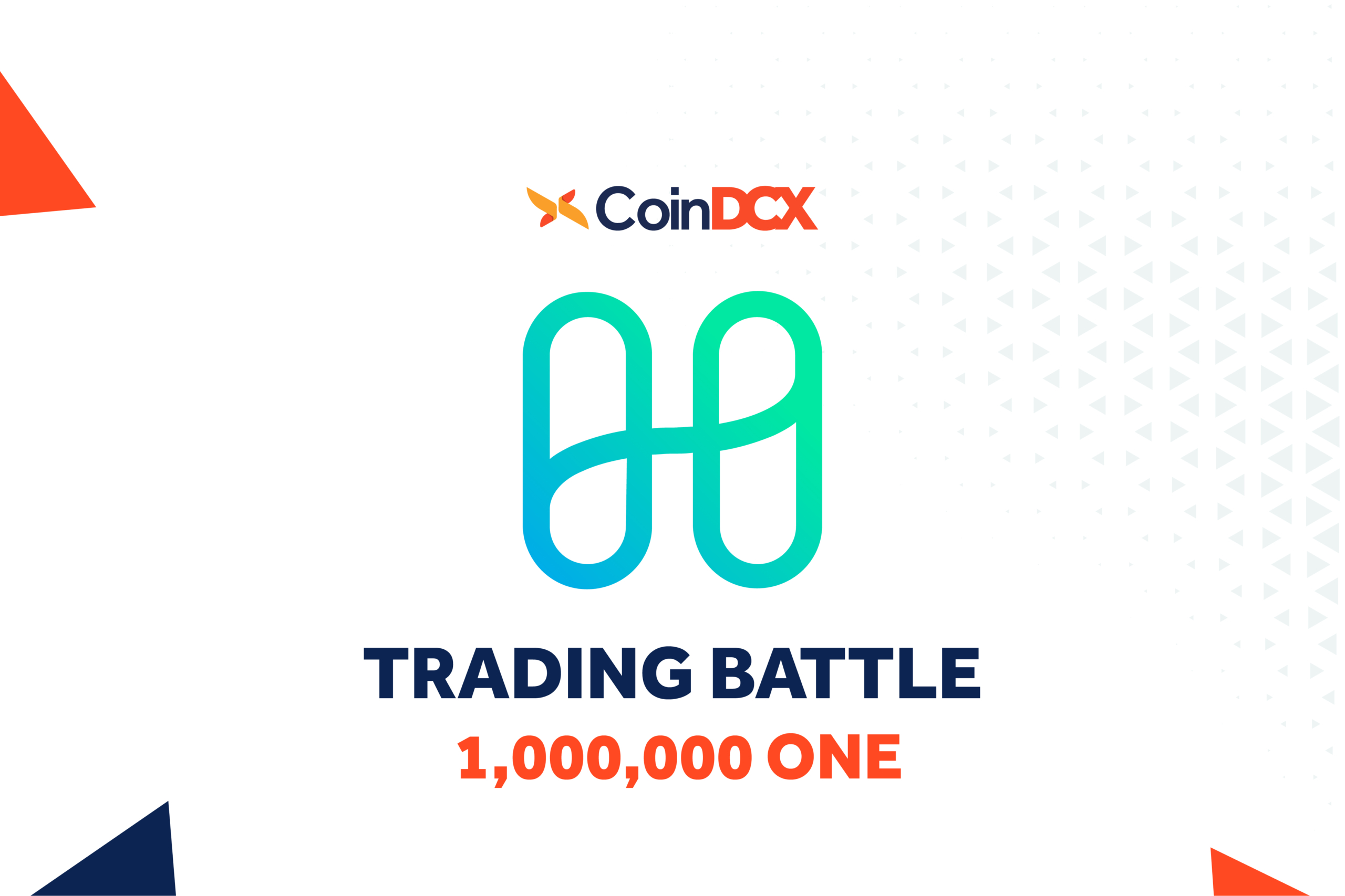 Logo of harmony with trading battle announcement