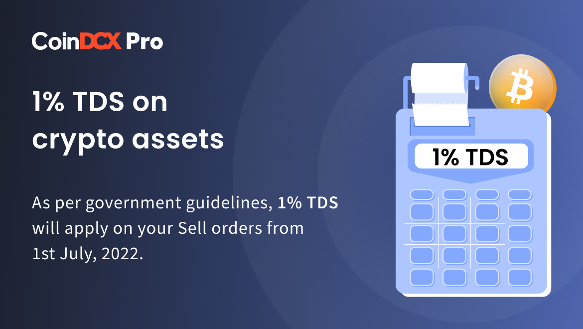 1% TDS for CoinDCX Pro