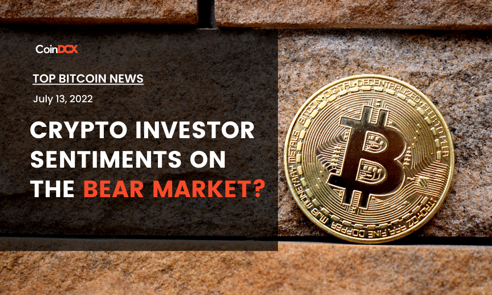 Top Bitcoin News: Crypto Investor Sentiments on the Bear Market?