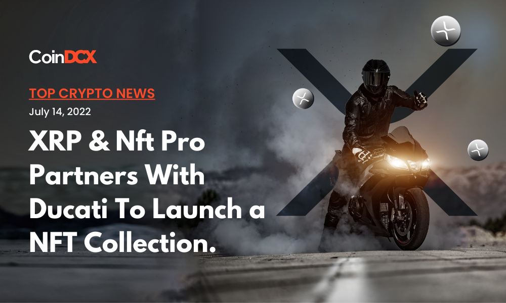 Top Crypto News: XRP & Nft Pro Partners With Ducati To Launch an NFT Collection.