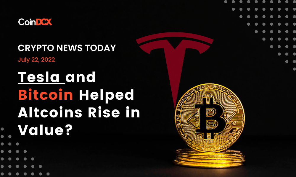 Crypto News Today: Tesla and Bitcoin Helped Altcoins Rise in Value?