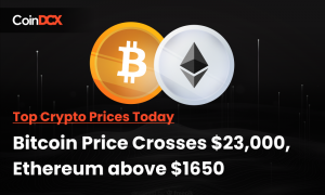 Top Crypto Prices Today: Bitcoin Price Crosses $23,000, Ethereum above $1650