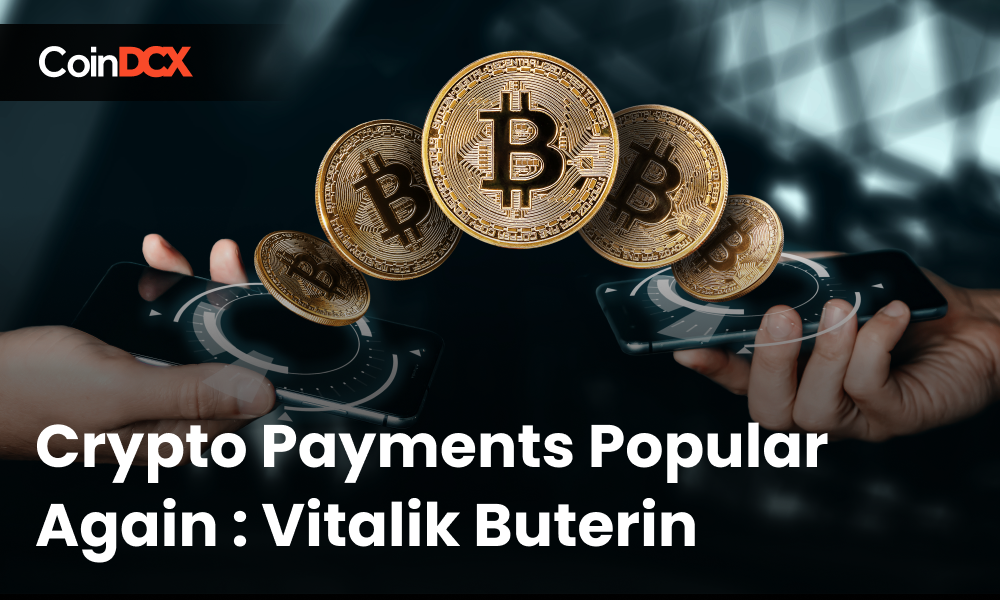 Vitalik Buterin believes Crypto Payments will become Popular Again after the Merge