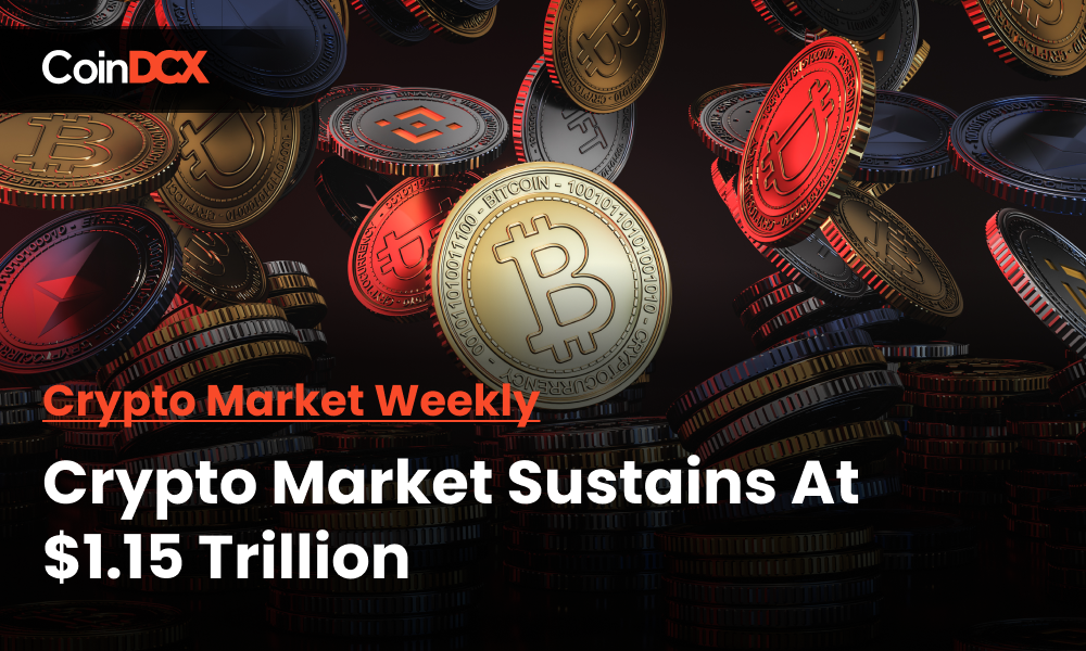 Crypto Market Cap Sustains Near $1.15 trillion, Bitcoin Price Near $24,000 & Ethereum Close To $1900