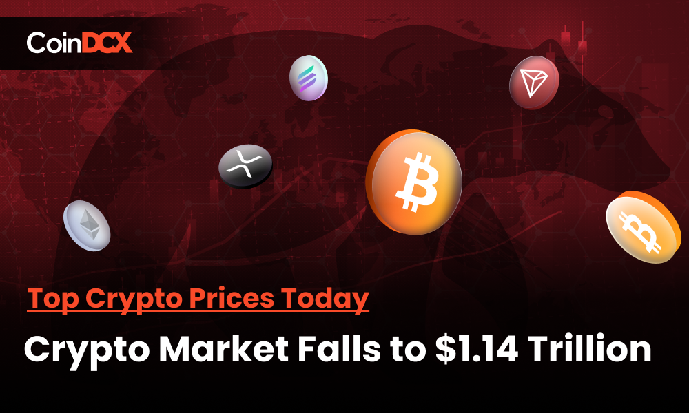 Top Crypto Prices Today: Crypto Market Cap Falls to $1.14 Trillion, Bitcoin Price Over $24,000, Ethereum Over $1850, Dogecoin, SHIB Gain Big