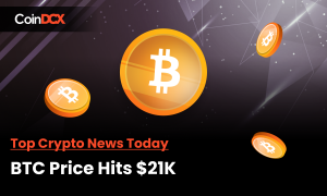 Top Crypto News Today: BTC addresses in red, Hope for Bitcoin to Retests $21k Mark