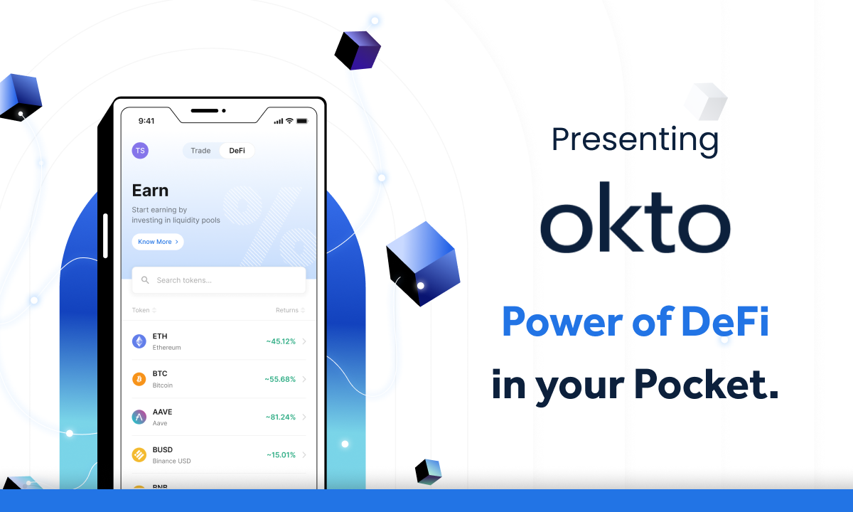 CoinDCX Launches OKTO: The Best DeFi Options Accessible In a Single Web3 App
