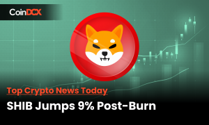 Top Crypto News Today: Popular Meme Coin Shiba Inu Soars by 9% As Token Burn Amplifies