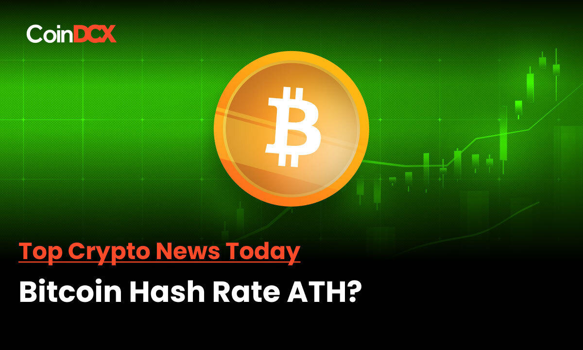 Top Crypto News Today: Bitcoin Hash Rate Continues At An All-Time High - Top 3 Reasons For the Rise in Bitcoin's Hash Rate