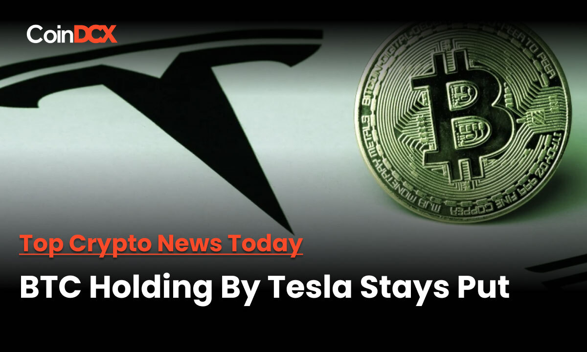 Top Crypto News Today: Bitcoin HODLed By Tesla Remains The Same In The Third Quarter
