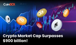 Crypto Market Cap Surpasses $900